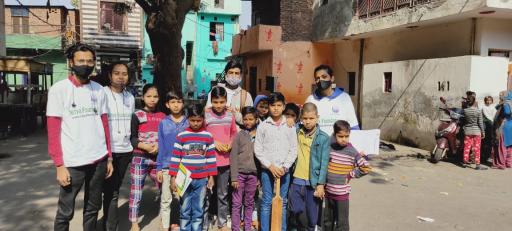 Donate For Slum Child Education in Delhi NCR India